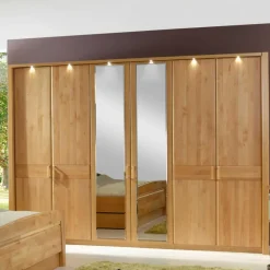 Best Drehtürenschrank Bordeaux aus Erle Kleiderschränke|Schränke