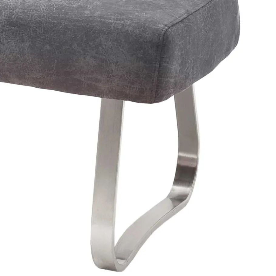 Sale Dunkelgraue Esszimmer Bank mit Microfaser - Edwin Sitzbank