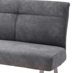 Sale Dunkelgraue Esszimmer Bank mit Microfaser - Edwin Sitzbank