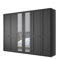 Sale Dunkelgrauer Kleiderschrank 6-türig - Mataram I Kleiderschränke|Schränke