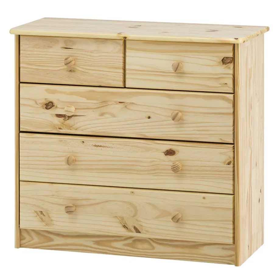 Outlet Echtholz Kommode aus Kiefer Massivholz - Eildon Kommoden