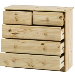 Outlet Echtholz Kommode aus Kiefer Massivholz - Eildon Kommoden