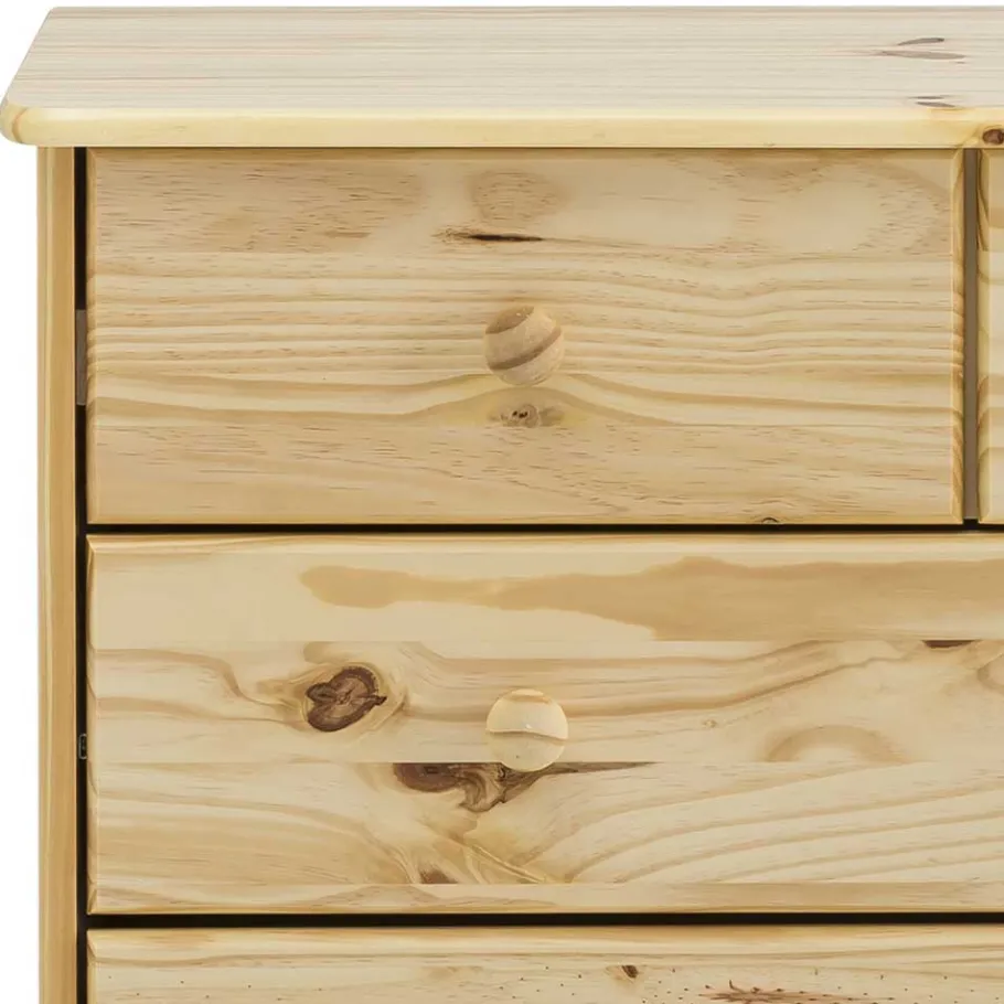 Outlet Echtholz Kommode aus Kiefer Massivholz - Eildon Kommoden