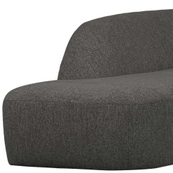 Best Ecksofa in Schwarzgrau Chenille - Barat Sofas