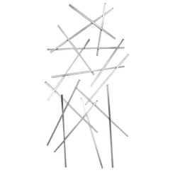 Discount Edelstahl Garderobe mit zehn Haken - Shines Garderoben