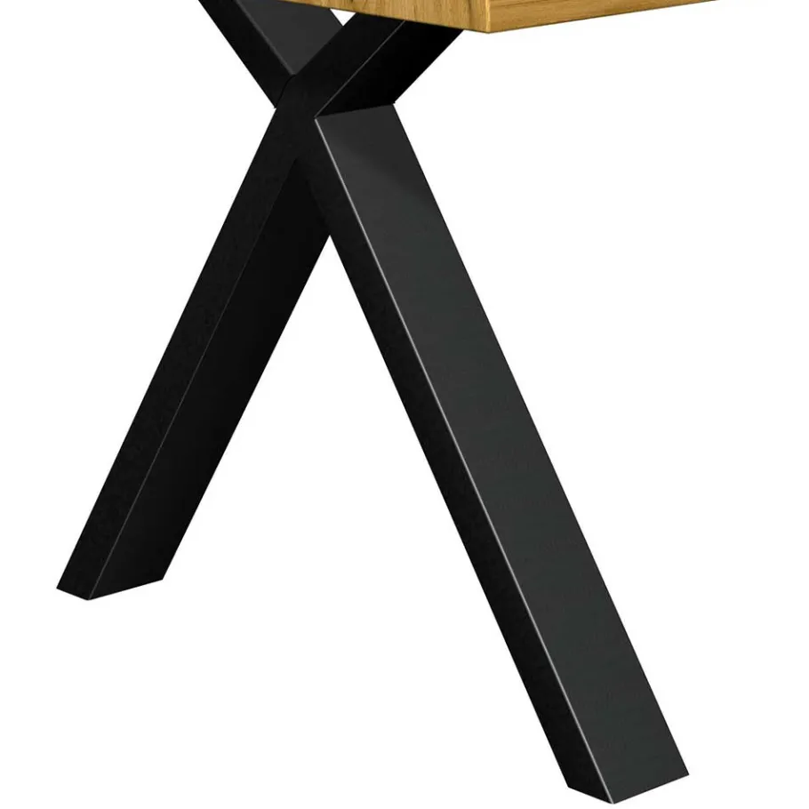 Online Eichenholz Esszimmertisch mit X Füßen - Udot Tische