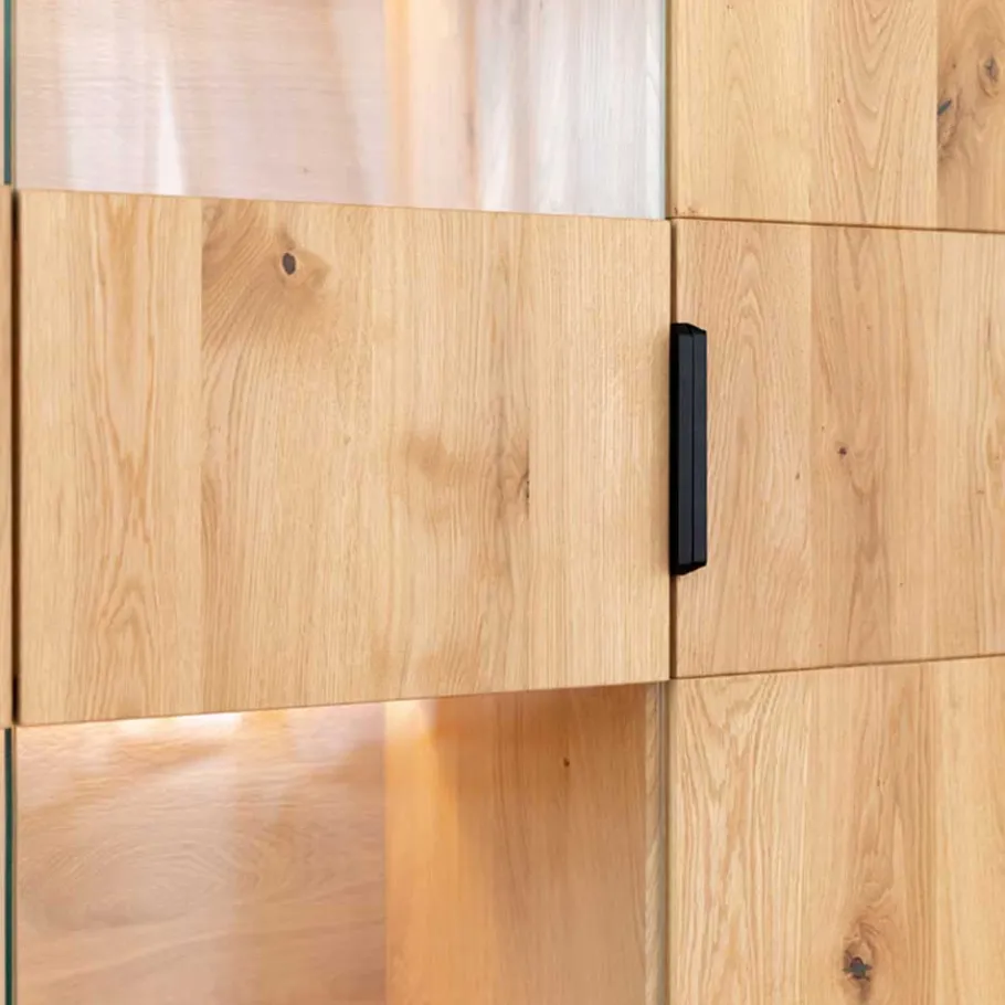 Best Eichenholz Highboard Vitrine modern - Judita Highboards|Vitrinen