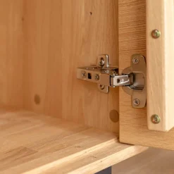 Best Eichenholz Highboard Vitrine modern - Judita Highboards|Vitrinen