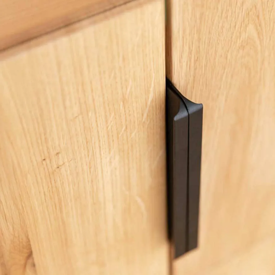 Best Eichenholz Highboard Vitrine modern - Judita Highboards|Vitrinen