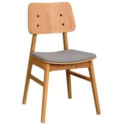 Sale Eichenholz Stuhl mit Polster - Onan (2er Set) Stühle