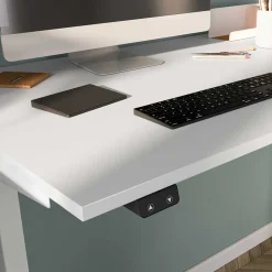 New Elektrisch höhenverstellbarer Schreibtisch in Weiß - Sparkle Tische