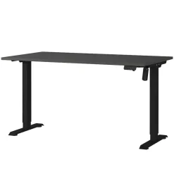 Online Elektrisch verstellbarer Officetisch in Dunkelgrau - Gatron Tische