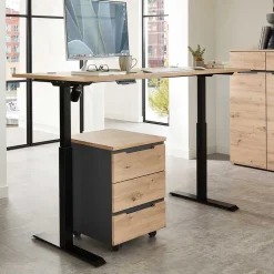 Outlet Elektrisch verstellbarer Schreibtisch 160x77 cm - Kuetra Tische