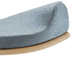 Best Ergonomischer Hocker in Hellblau Filz - Salcina Hocker