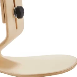 Best Ergonomischer Hocker in Hellblau Filz - Salcina Hocker