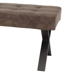 Clearance Essbank Laticio in Braun Stoff Sitzbank