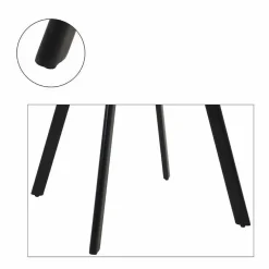 Sale Essgruppe in Braun mit Schwarz - Mikava (fünfteilig) Sitzgruppe|Tische