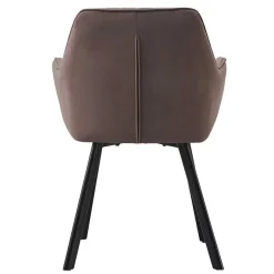 Sale Essgruppe in Braun mit Schwarz - Mikava (fünfteilig) Sitzgruppe|Tische