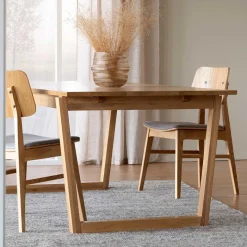 New Essgruppe in Eiche & Hellgrau - Nineo (siebenteilig) Sitzgruppe|Tische