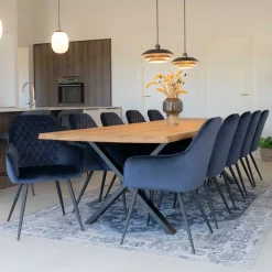 New Esstisch & zehn Stühle - Gruskom (elfteilig) Sitzgruppe|Tische