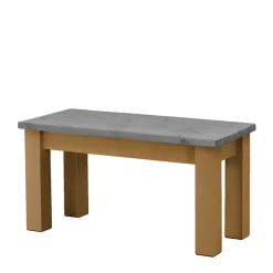 Sale Esstisch Bank in Grau & Laugenfarbig - Adrano Sitzbank