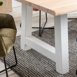 Sale Esstisch mit Baumkante Eiche gekälkt - Ugolina Tische