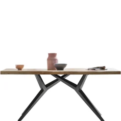 Best Esstisch mit Holzplatte Akazie & Eisengestell - Sestron Tische