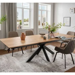 Hot Esstisch mit Schweizer Kante & Spider Gestell - Karoline Tische