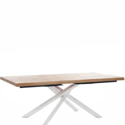 New Esstisch mit weißem Mikado Fußgestell - Ewarton Tische