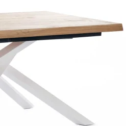 New Esstisch mit weißem Mikado Fußgestell - Ewarton Tische