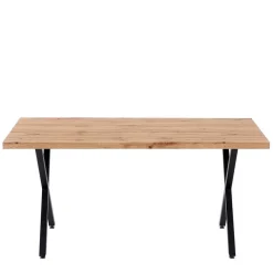 New Esstisch mit X-Beinen plus 4 Stühle - Lamon (fünfteilig) Sitzgruppe|Tische