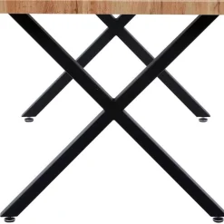 New Esstisch mit X-Beinen plus 4 Stühle - Lamon (fünfteilig) Sitzgruppe|Tische