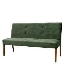 Best Esstisch Polsterbank mit Lehne in Graugrün - Boxton Sitzbank