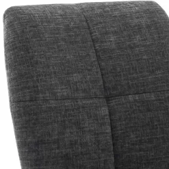 Sale Esstischstuhl mit Federkern in Anthrazit - Marile (2er Set) Stühle