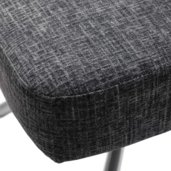 Sale Esstischstuhl mit Federkern in Anthrazit - Marile (2er Set) Stühle