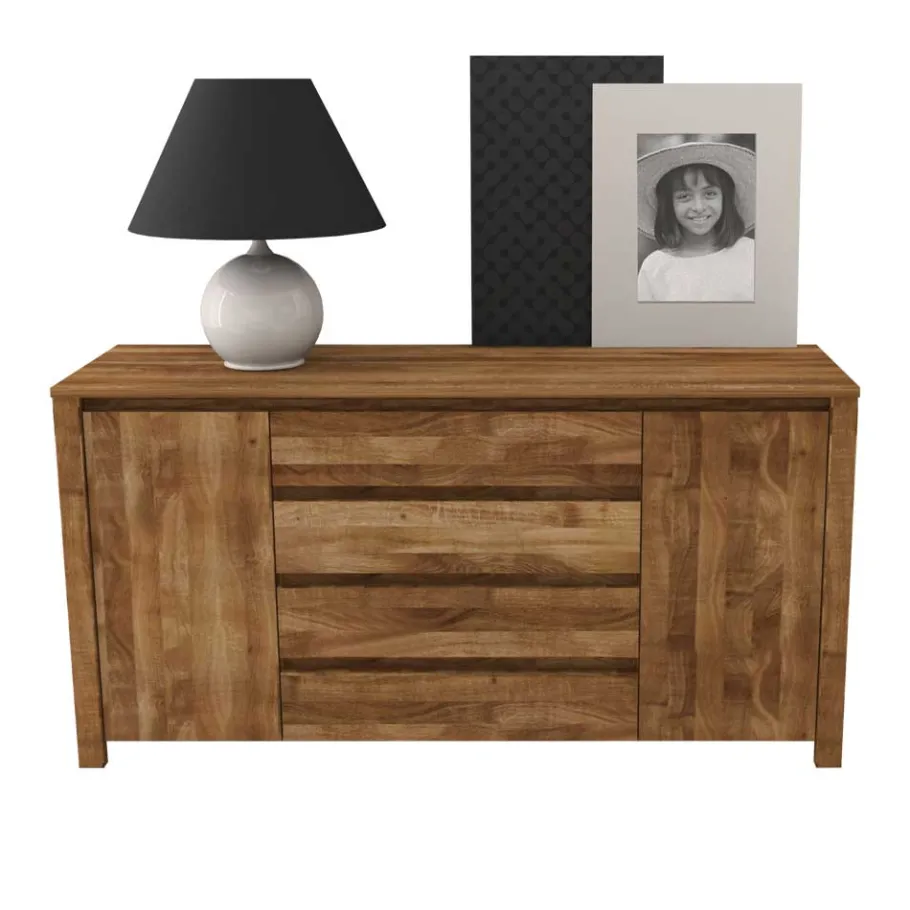 Sale Esszimmer Anrichte Nadalia aus Wildeiche Massivholz Sideboards