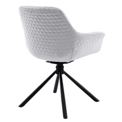 Best Esszimmer Armlehnenstuhl in Hellgrau - Passiony Stühle