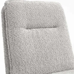 Outlet Esszimmer Drehstühle in Grau Boucle - Topra (2er Set) Stühle