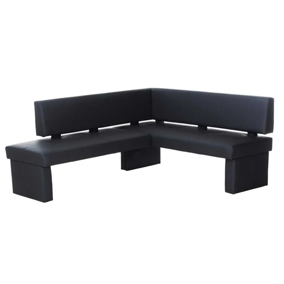 Clearance Esszimmer Eckbank Stilisto in Schwarz Sitzbank