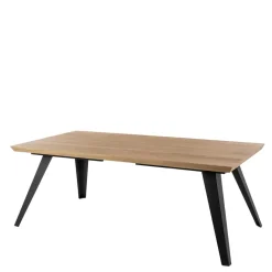 Sale Esszimmer Esstisch in Eiche & Schwarz - Yolfa Tische