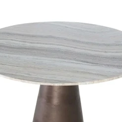 Sale Esszimmer Marmortisch in Weiß Grau - Oscinion Tische