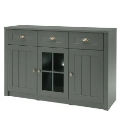 Best Esszimmer Möbel Set in Dunkelgrün - Niestov (vierteilig) Wohnwände