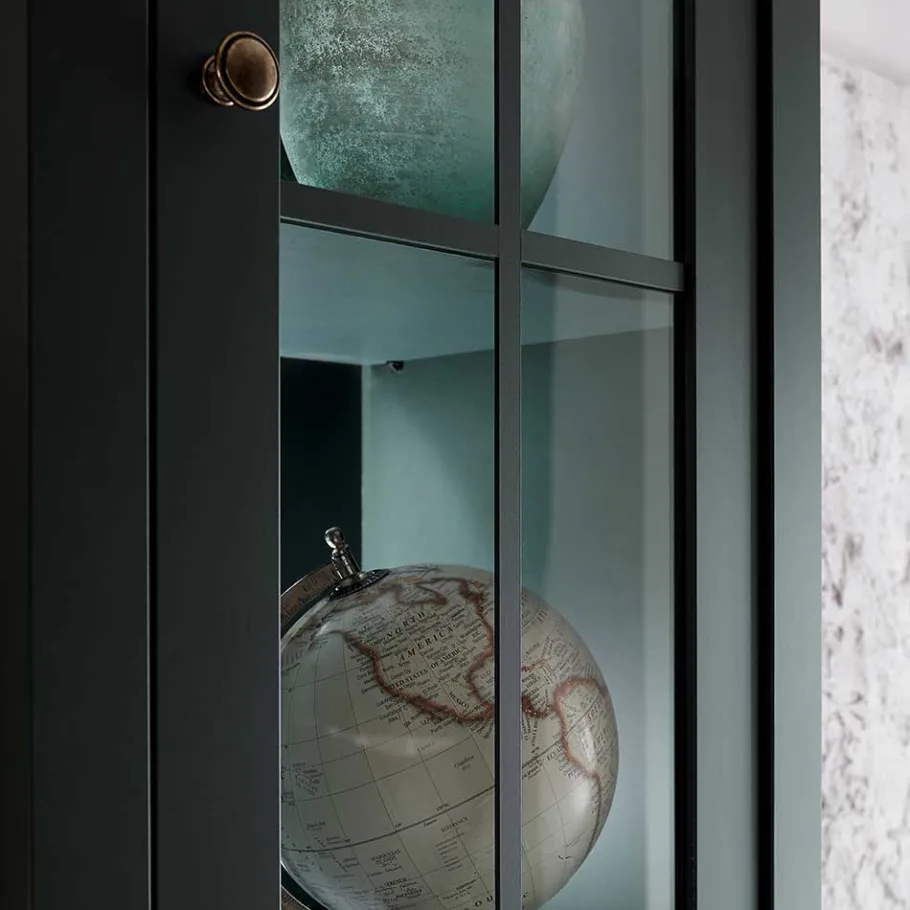 Best Esszimmer Möbel Set in Dunkelgrün - Niestov (vierteilig) Wohnwände