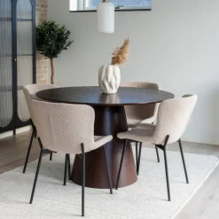 Best Esszimmer Möbelset mit rundem Tisch - Crystono (fünfteilig) Tische