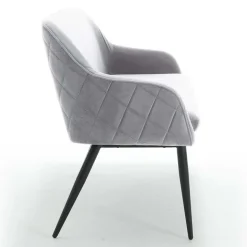 Clearance Esszimmer Polsterbank in Grau mit Schwarz - Setta Sitzbank