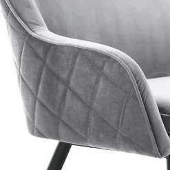 Clearance Esszimmer Polsterbank in Grau mit Schwarz - Setta Sitzbank