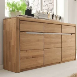 Sale Esszimmer Sideboard Croconia aus Wildeiche Massivholz Sideboards
