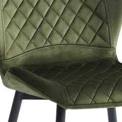 Best Esszimmer Stuhlset in Dunkelgrün - Yalley (4er Set) Stühle