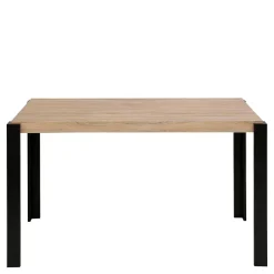 New Esszimmer Tisch in Holzoptik Eiche & Schwarz - Cigano Tische