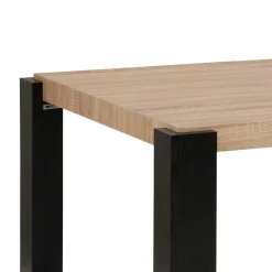 New Esszimmer Tisch in Holzoptik Eiche & Schwarz - Cigano Tische